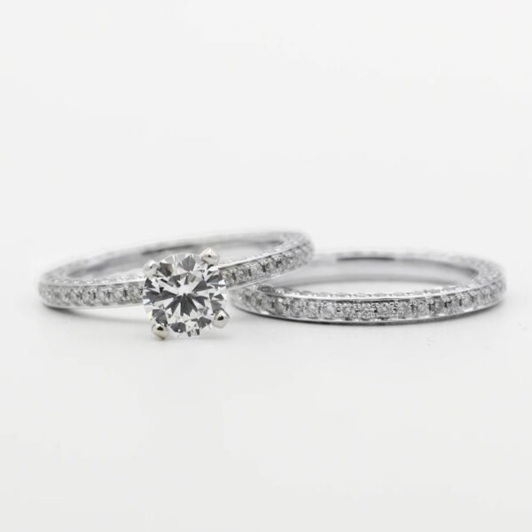 Couple Silver Ring Diamond